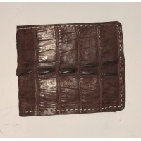 Brown Alligator Leather Wallet