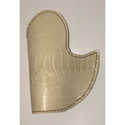 Bone Colored Ostrich Holster