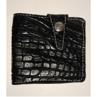 Black Alligator Leather Wallet