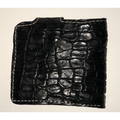 Black Alligator Leather Wallet