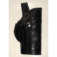 Black Alligator Leather Holster