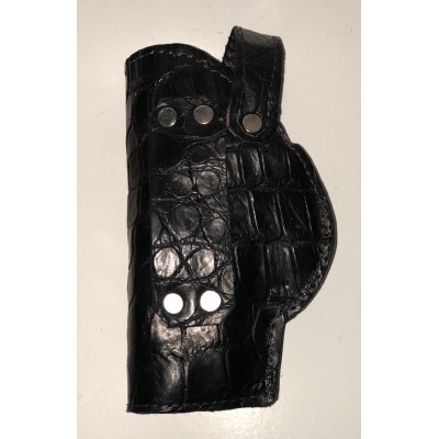 Black Alligator Leather Holster