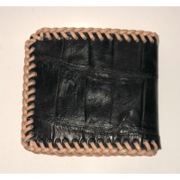 Hand-Sewn Real Alligator Leather Wallet