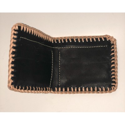 Hand-Sewn Real Alligator Leather Wallet